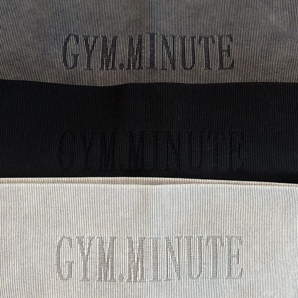 GYM.MINUTE Set of 3 High-Waisted Leggings - Picture 4 of 4